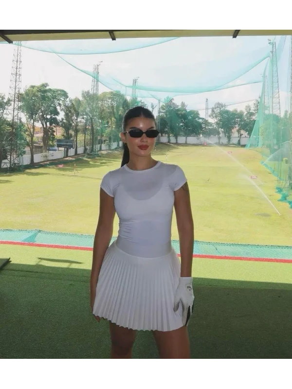 Siyah Pileli Şort Etek ORJ AO