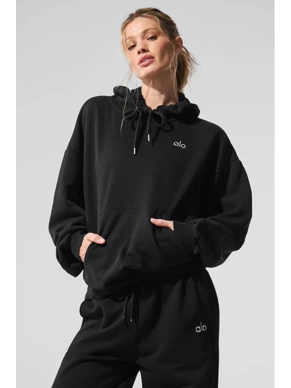 Oversize Kapüşonlu Sweatshirt Yumuşak Dokulu Günlük Rahat Stil Hoodie