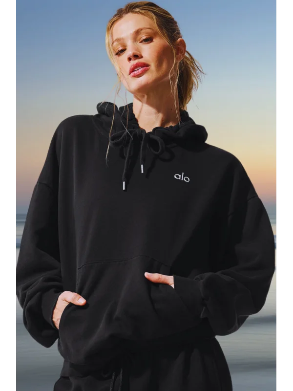 Oversize Kapüşonlu Sweatshirt Yumuşak Dokulu Günlük Rahat Stil Hoodie