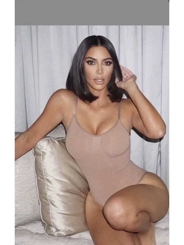 Viktorya Göğüs Pedli Askılı Zıbınlı Skms Basic Body Siyah Vücuda Oturan Korse Bodysuit