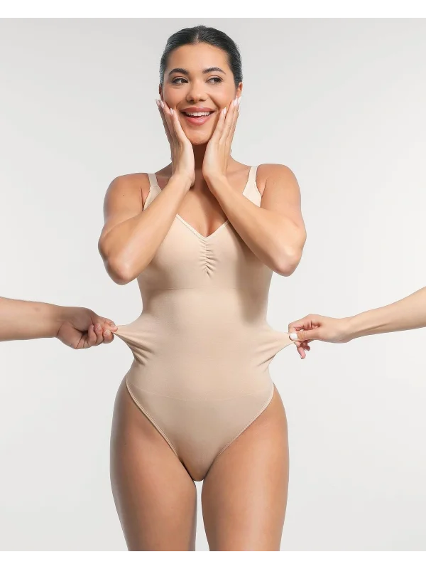 Viktorya Göğüs Pedli Askılı Zıbınlı Skms Basic Body Siyah Vücuda Oturan Korse Bodysuit