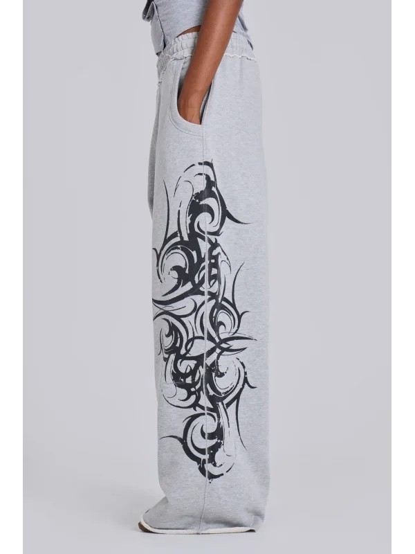 Y2K JL Unisex Özel Seri Ekstra Bol Jogger Pantolon & Eşofman Altı