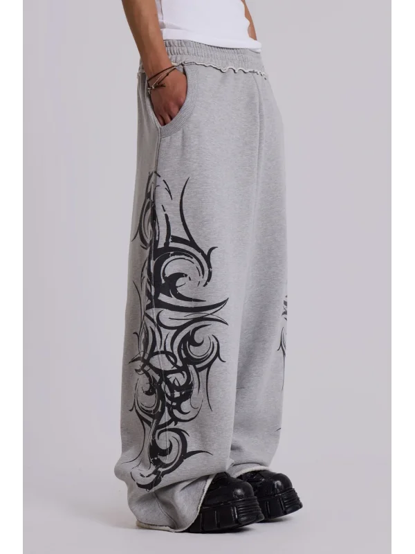 Y2K JL Unisex Özel Seri Ekstra Bol Jogger Pantolon & Eşofman Altı