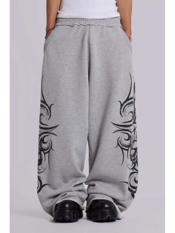 Y2K JL Unisex Özel Seri Ekstra Bol Jogger Pantolon & Eşofman Altı