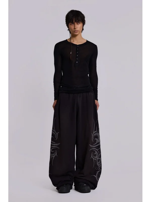 Y2K JL Unisex Özel Seri Ekstra Bol Jogger Pantolon & Eşofman Altı