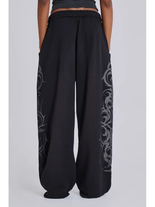 Y2K JL Unisex Özel Seri Ekstra Bol Jogger Pantolon & Eşofman Altı