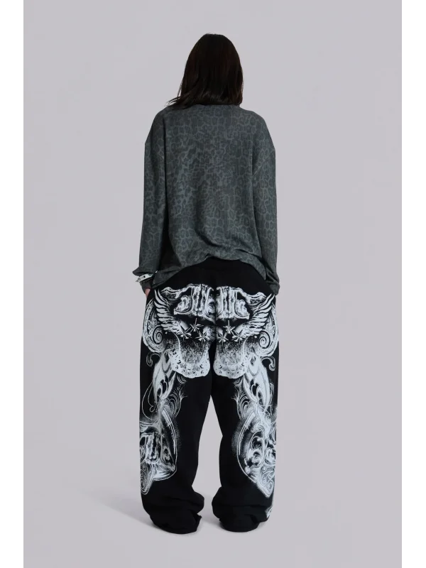 Y2K JL Unisex Özel Seri Ekstra Bol Jogger Pantolon & Eşofman Altı