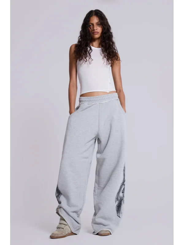 Y2K JL Unisex Özel Seri Ekstra Bol Jogger Pantolon & Eşofman Altı