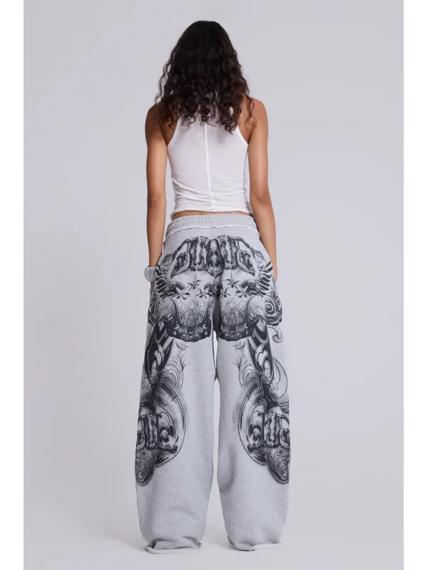 Y2K JL Unisex Özel Seri Ekstra Bol Jogger Pantolon & Eşofman Altı