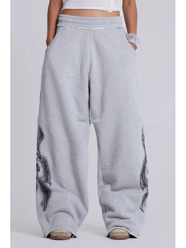 Y2K JL Unisex Özel Seri Ekstra Bol Jogger Pantolon & Eşofman Altı