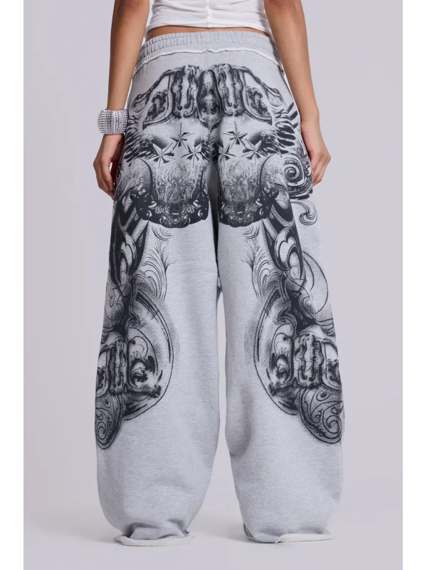 Y2K JL Unisex Özel Seri Ekstra Bol Jogger Pantolon & Eşofman Altı