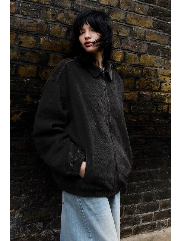 Unisex Kadife BDG Bomber Ceket