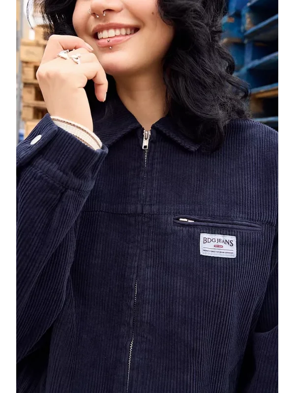 Unisex Kadife BDG Bomber Ceket