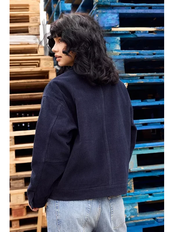 Unisex Kadife BDG Bomber Ceket