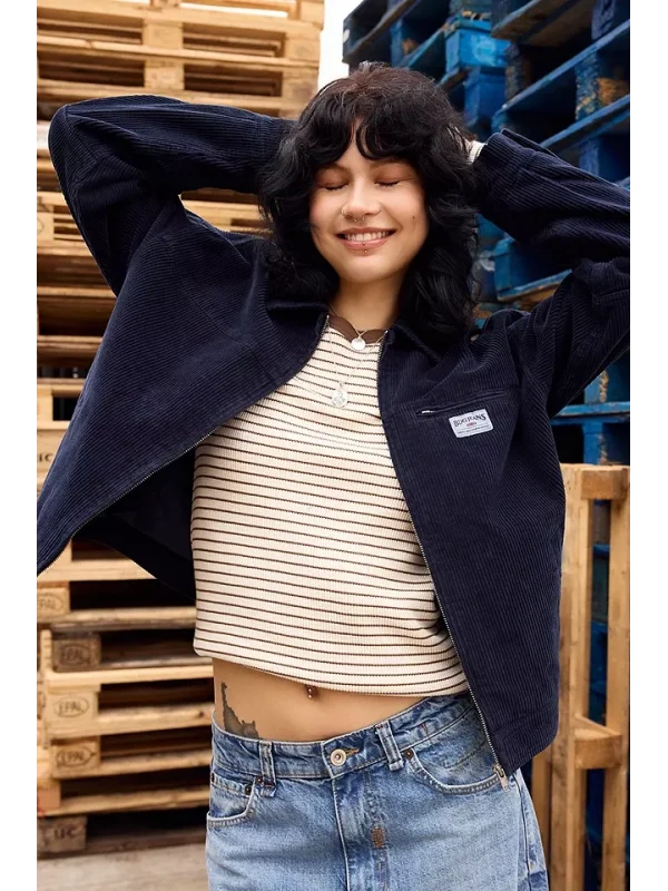 Unisex Kadife BDG Bomber Ceket