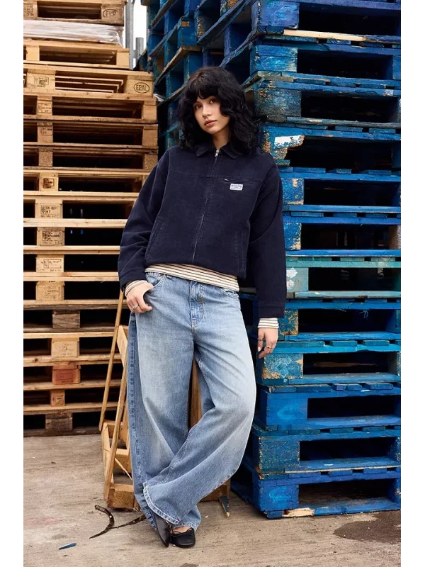 Unisex Kadife BDG Bomber Ceket