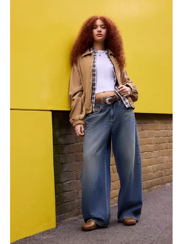 Unisex Kadife BDG Bomber Ceket