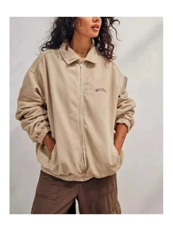 Unisex Kadife BDG Bomber Ceket