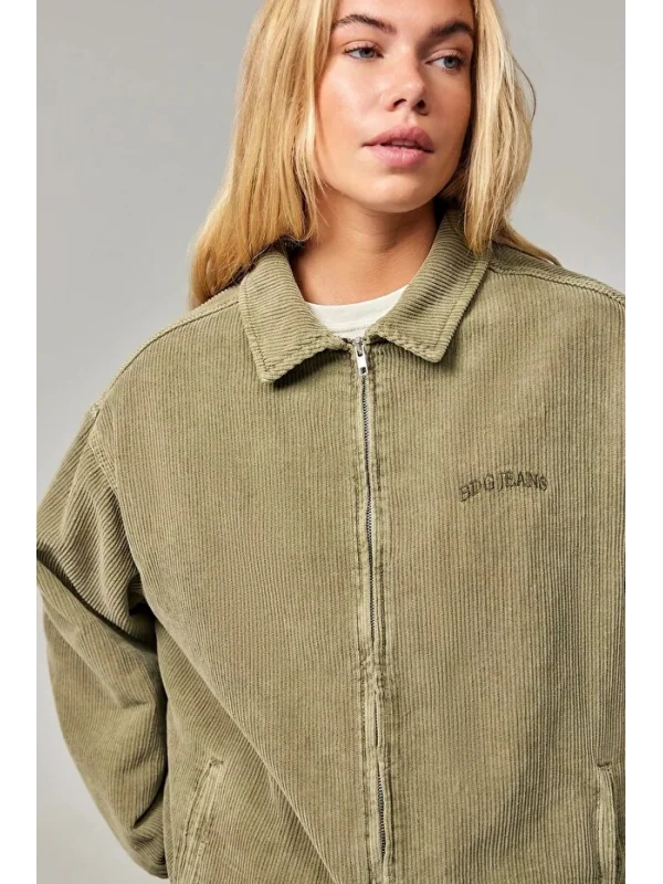 Unisex Kadife BDG Bomber Ceket