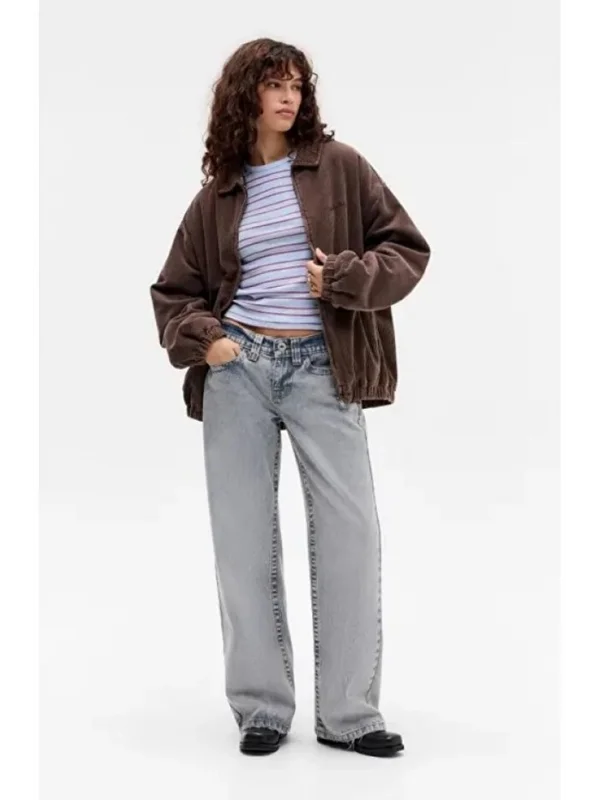 Unisex Kadife BDG Bomber Ceket