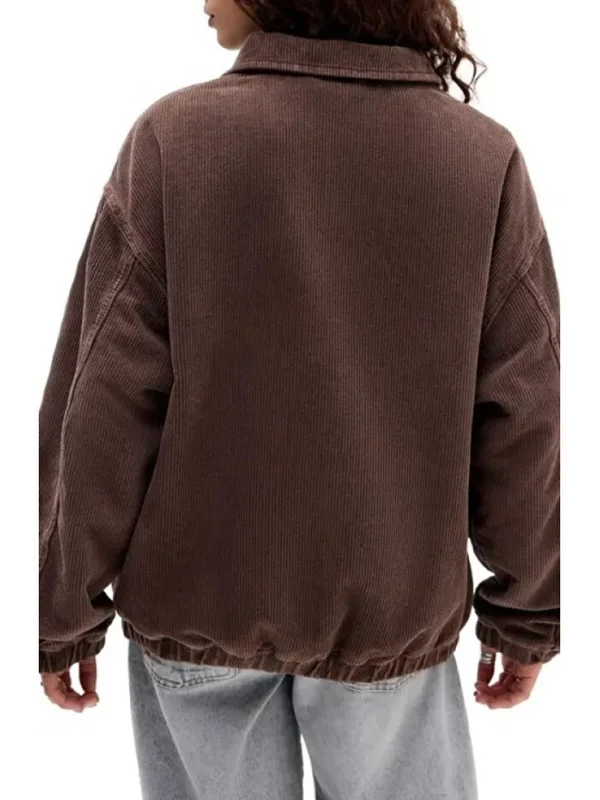 Unisex Kadife BDG Bomber Ceket