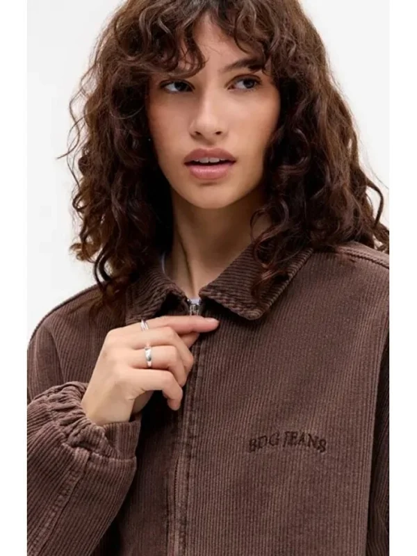 Unisex Kadife BDG Bomber Ceket