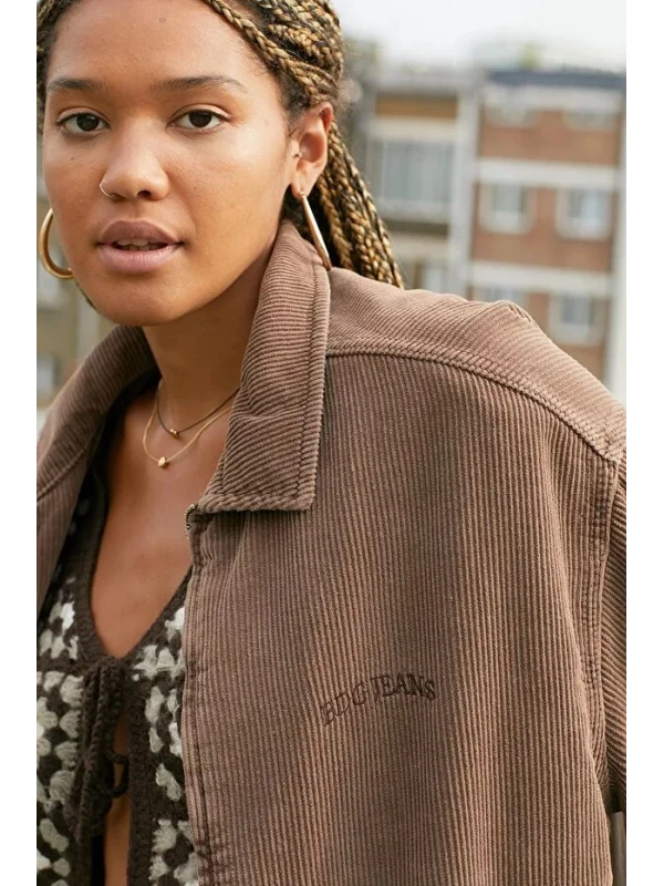 Unisex Kadife BDG Bomber Ceket