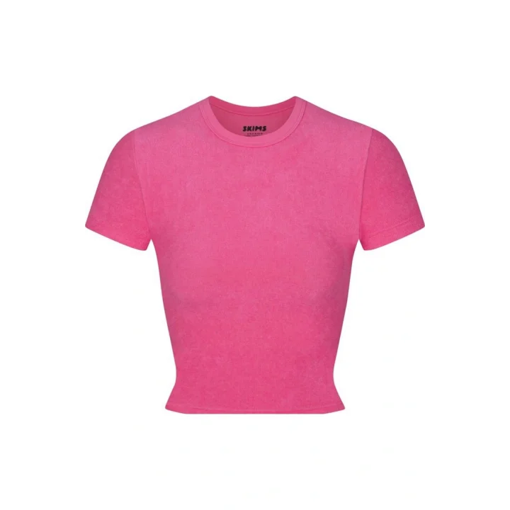 Vibegaia Skms Havlu Kumaş T-shirt