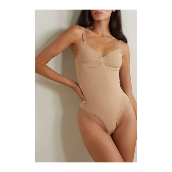 Bej SKMS Toparlayıcı Bodysuit Korse