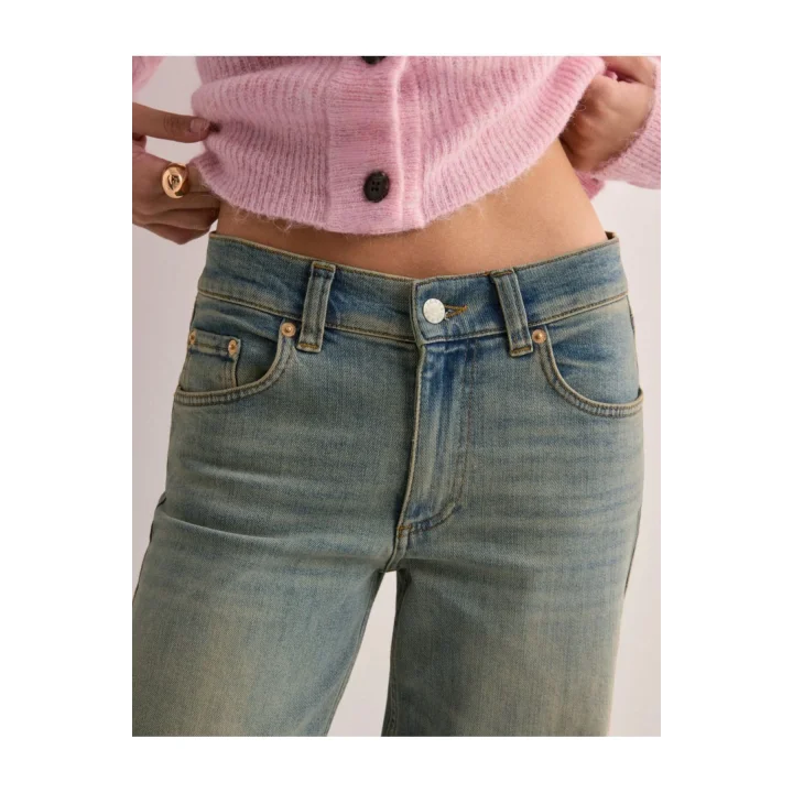 Düşük Bel Bol Kot Pantolon