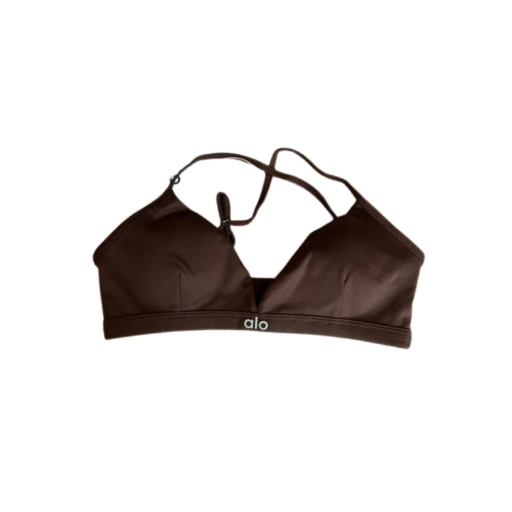 Dikişsiz Fit Sporcu Sütyeni Destekli Crop Spor Üst