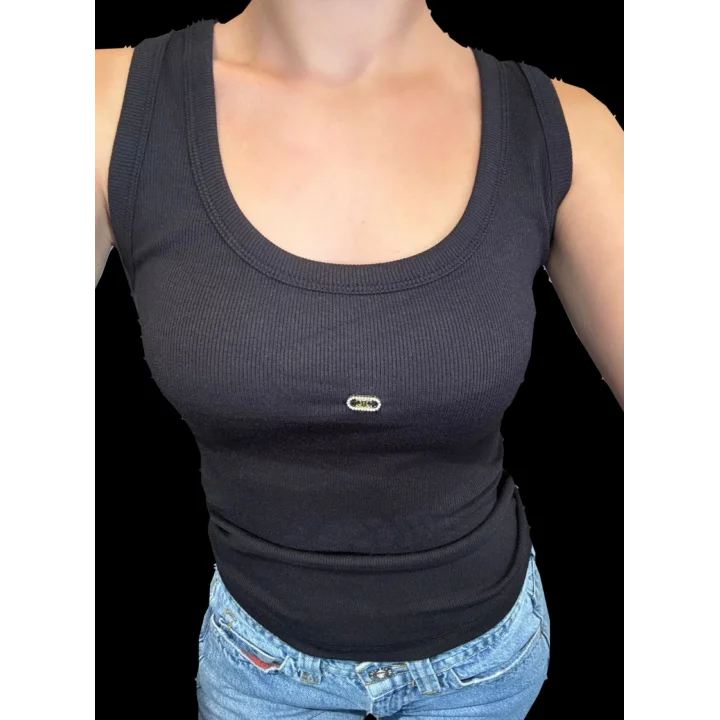 Kadın Günlük Ribanalı Beyaz Crop Atlet