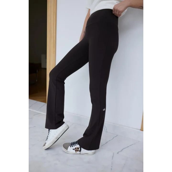 İspanyol Paça Tayt Pantolon Likralı Esnek Koşu Pantolonu