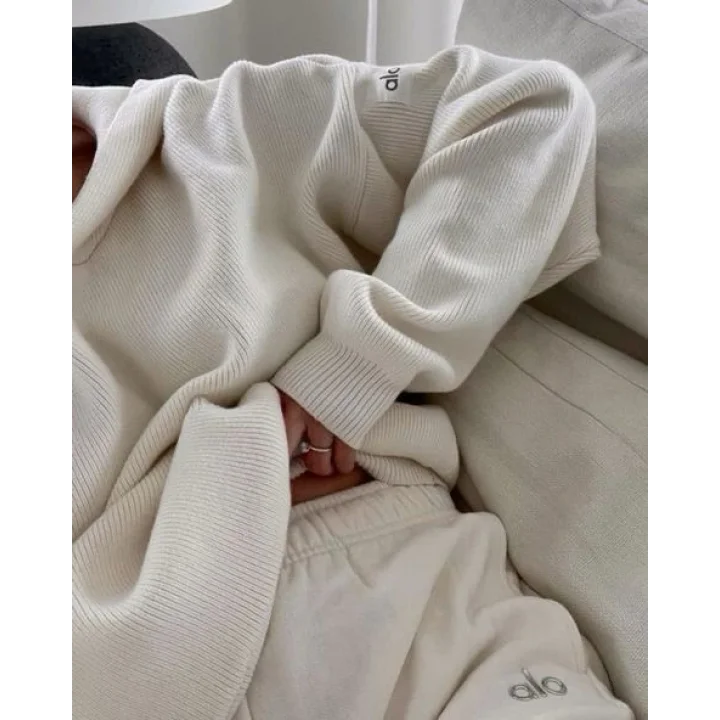 Ao Baskılı Modal Lastikli Yazı Baskılı Bol Paça Eşofman Altı Pantolon