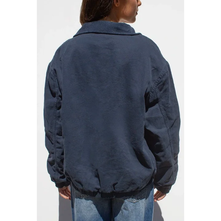 Lacivert Bomber Unisex Ceket Oversize Mevsimlik Kaban