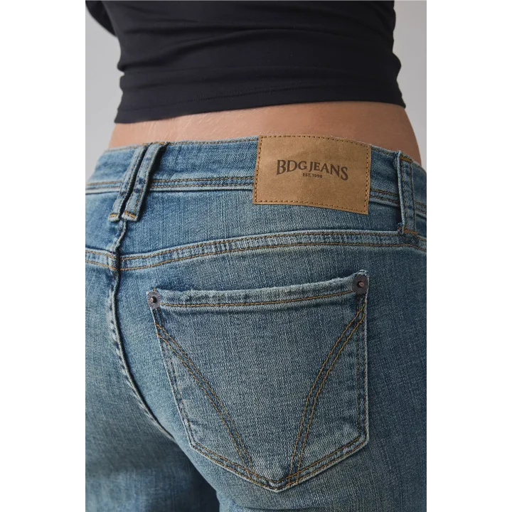Brooke Düşük Bel Flare Jean