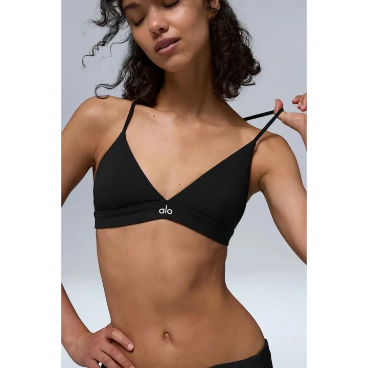 Dikişsiz Fit Sporcu Sütyeni Destekli Crop Spor Üst