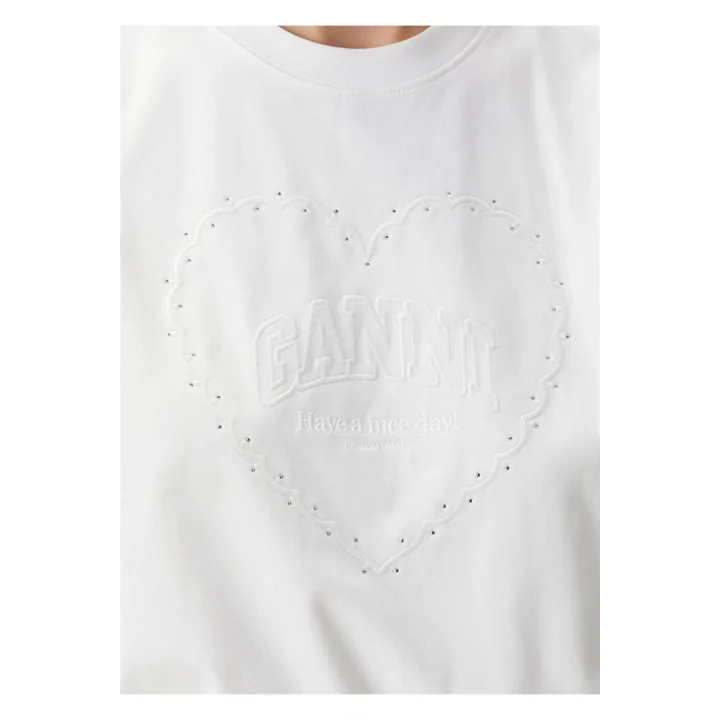GANNİ Taş Detay T-Shirt