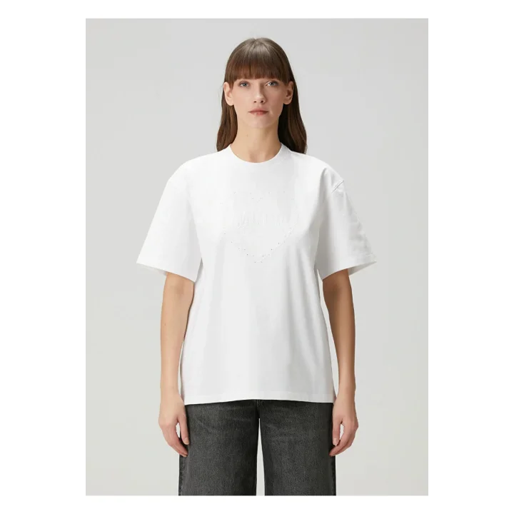 GANNİ Taş Detay T-Shirt