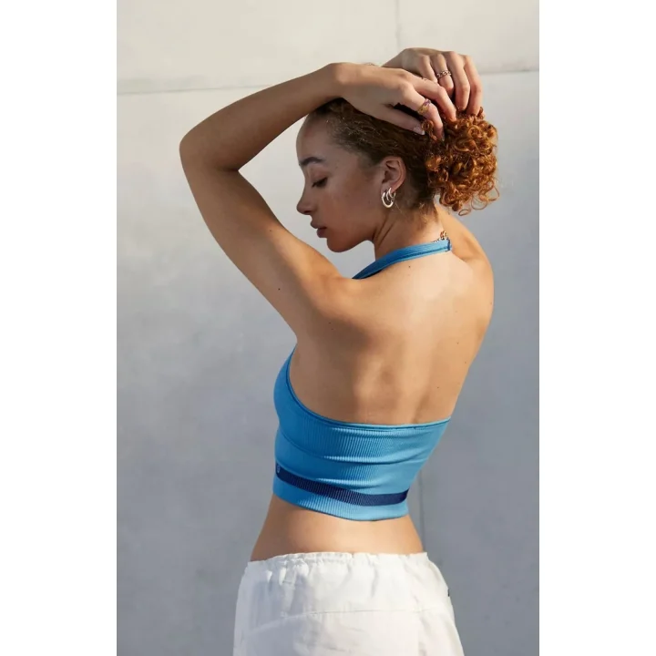 Iets Boyundan Geçmeli Mavi Crop