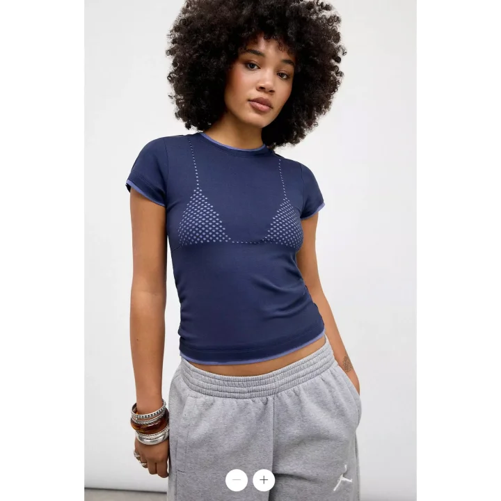 JL Lacivert Bikini Tshirt