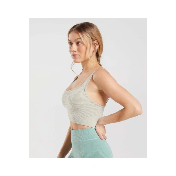 Kadın Seamless Spor Sütyeni Pause Bralette Çakıl Grisi
