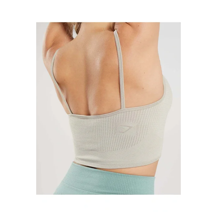 Kadın Seamless Spor Sütyeni Pause Bralette Çakıl Grisi