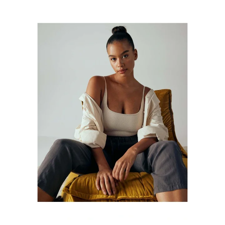 Kadın Seamless Spor Sütyeni Pause Bralette Çakıl Grisi