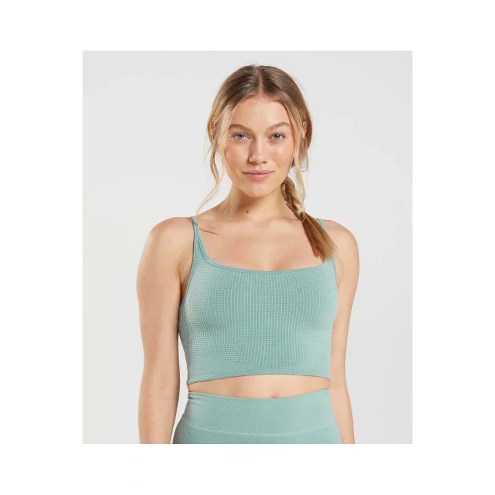 Kadın Turkuaz Seamless Spor Sütyeni Pause Bralette Maya Blue