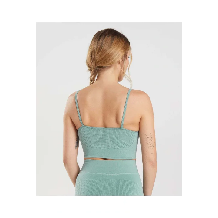 Kadın Turkuaz Seamless Spor Sütyeni Pause Bralette Maya Blue