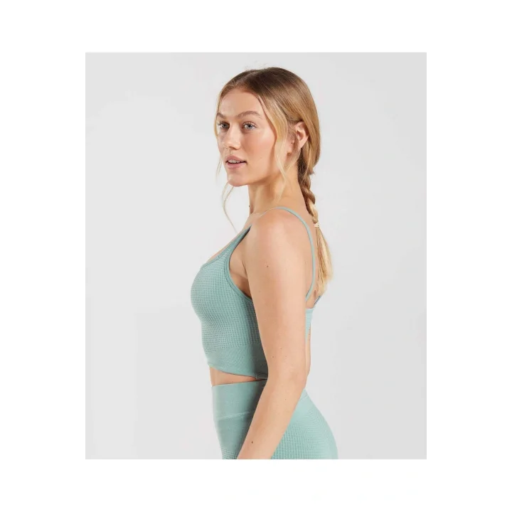 Kadın Turkuaz Seamless Spor Sütyeni Pause Bralette Maya Blue