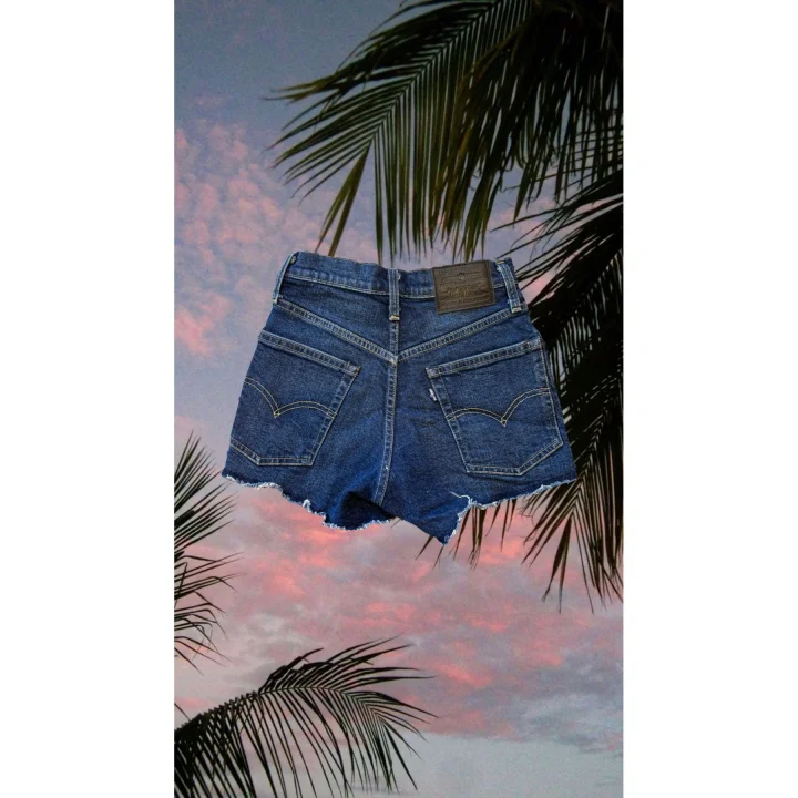 Lev!s Yüksek Bel Mini Kot Şort