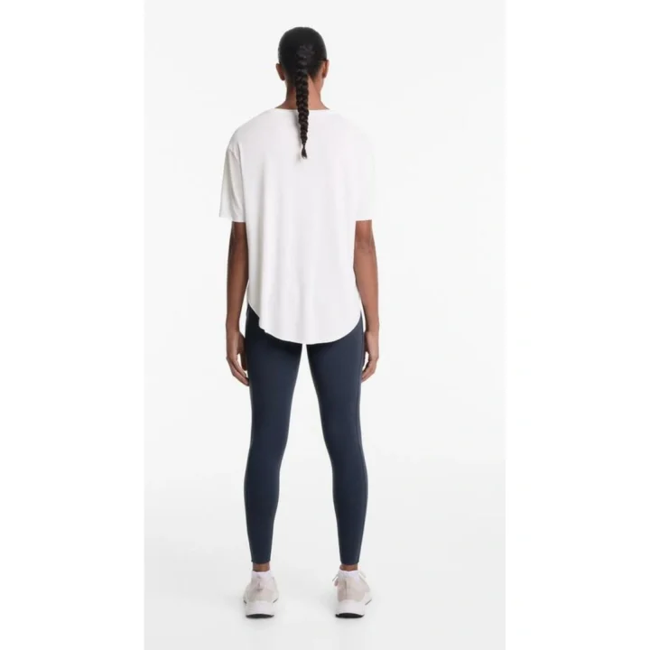 Modal Lazer Kesim Beyaz T-Shirt