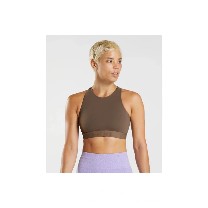 Performance Bra Çift Katlı Pedli Spor Sütyeni Krem Bralet
